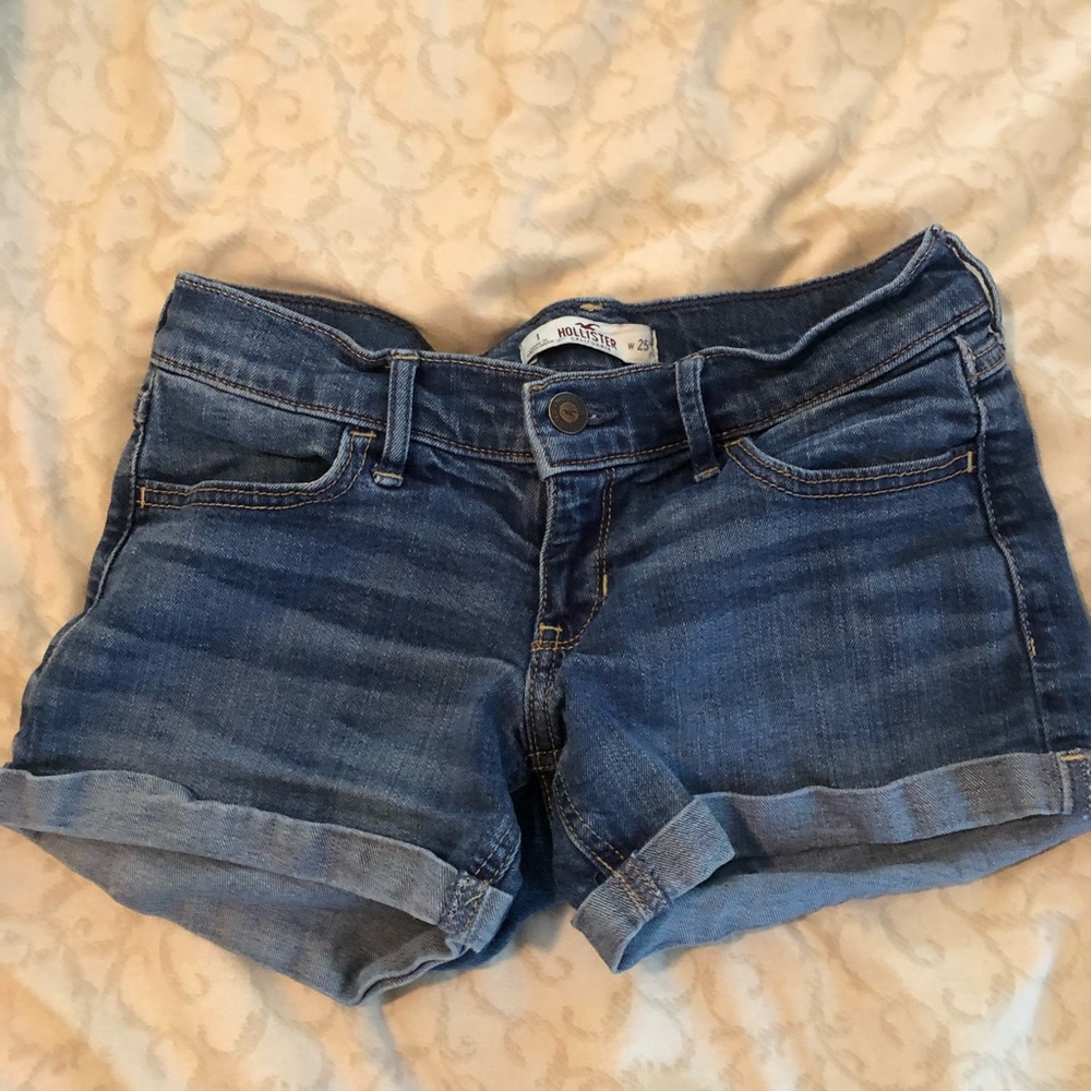 Hollister low rise denim shorts
